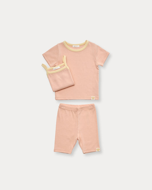 Elijah Three-Piece-Coral