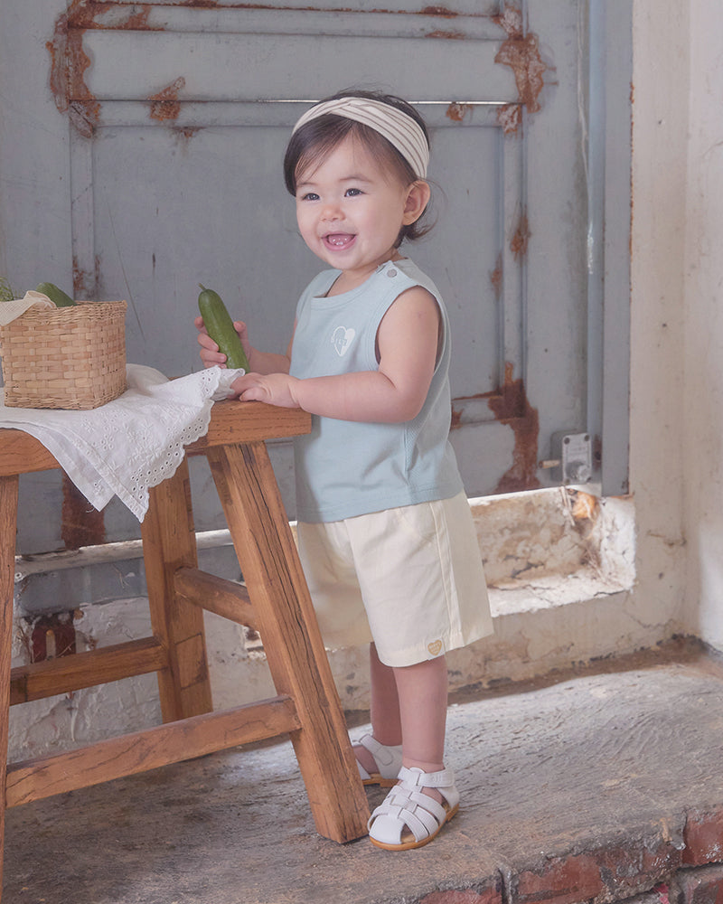 Aries Sleeveless T-Shirt-Blue