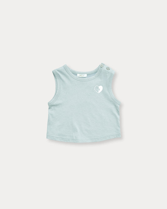 Aries Sleeveless T-Shirt-Blue