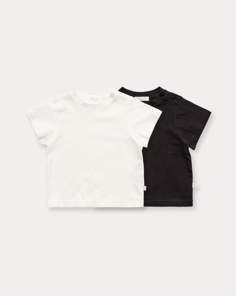 Serise T-Shirt-Ivory, Black