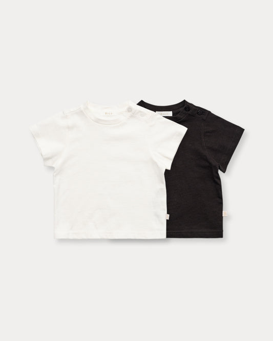 Serise T-Shirt-Ivory, Black