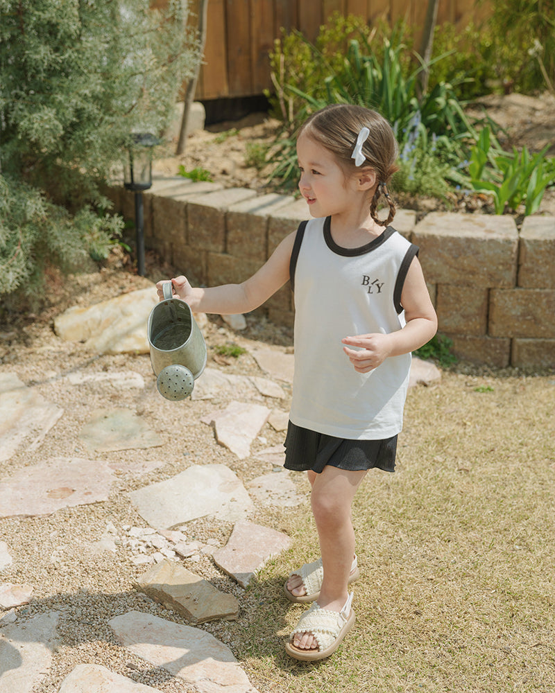 Elf Sleeveless Shirt-Ivory