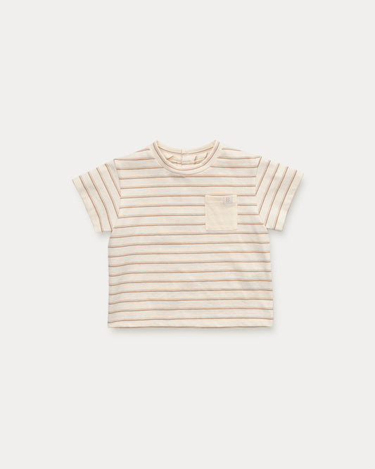 Joanie Stripes T-Shirt-Beige