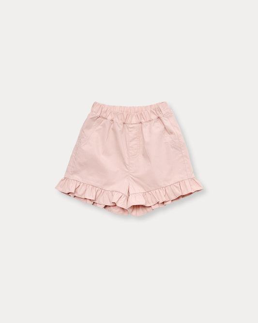 Stella Frilled Shorts-Pink