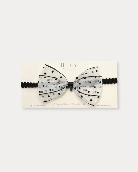 Kiva Ribbon Hairband-Black