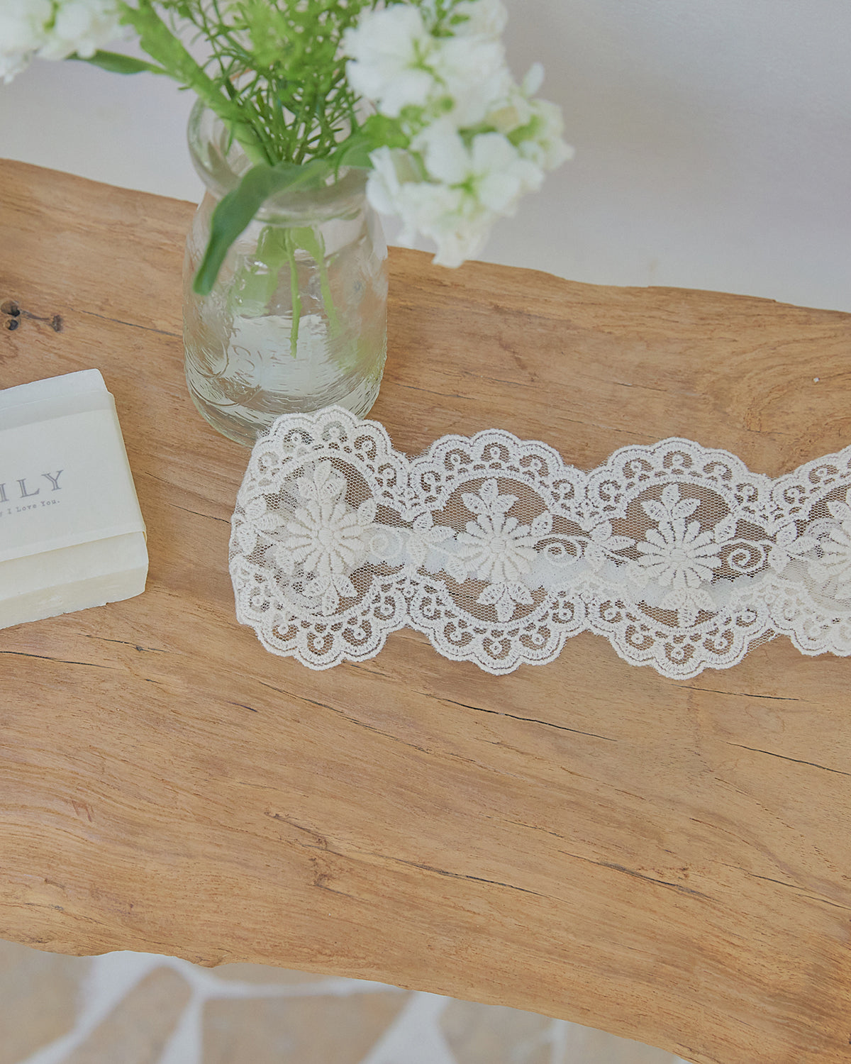 Gloria Baby Headband-Ivory