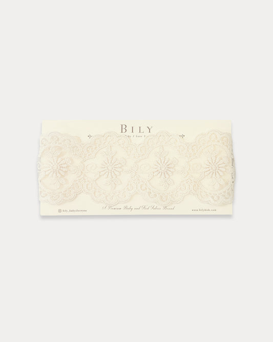 Gloria Baby Headband-Ivory