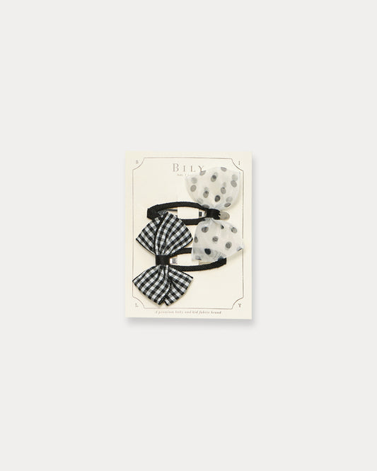Kiva Hairclip Set-Black