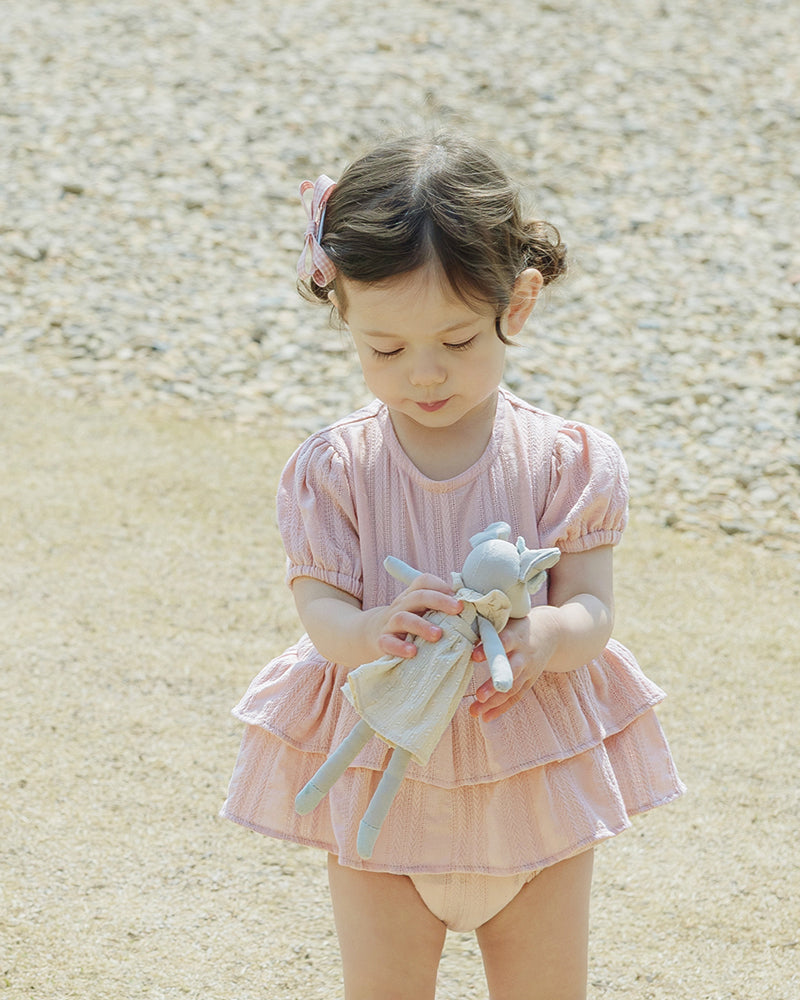 Dobby Romper-Pink