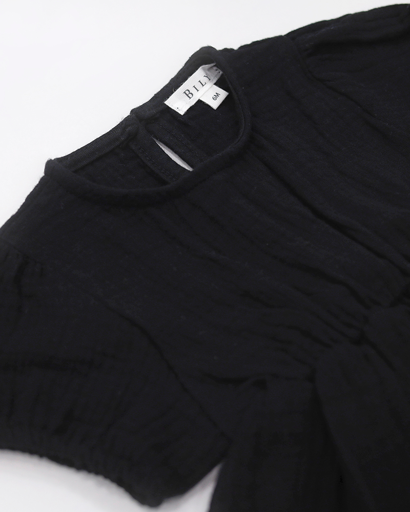 Swan romper-black